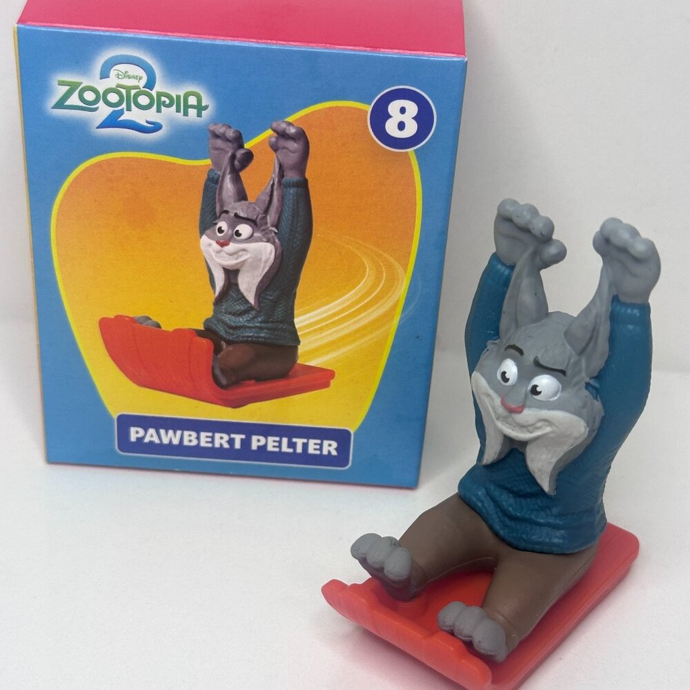 McDonald’s Zootopia Toy – Pawbert Pelter w/ Original Box (Cute & Rare!)